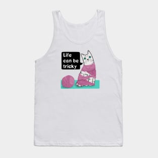 Tangled Up Cat Tank Top